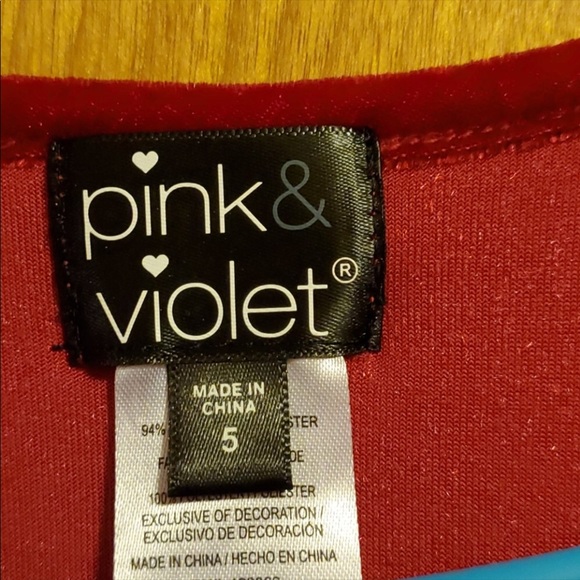 Beautiful Red Velvet Dress - Picture 2 of 4